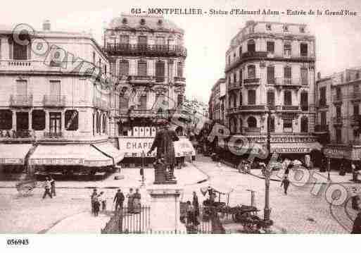 Ville de MONTPELLIER, carte postale ancienne