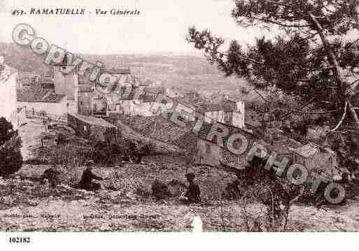 Ville de RAMATUELLE, carte postale ancienne