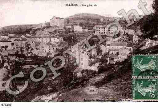 Ville de SAINTLEONS, carte postale ancienne