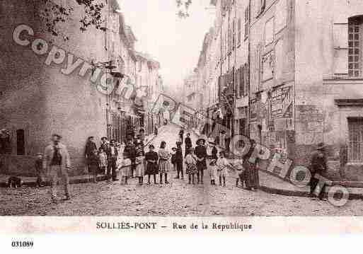 Ville de SOLLIESPONT, carte postale ancienne