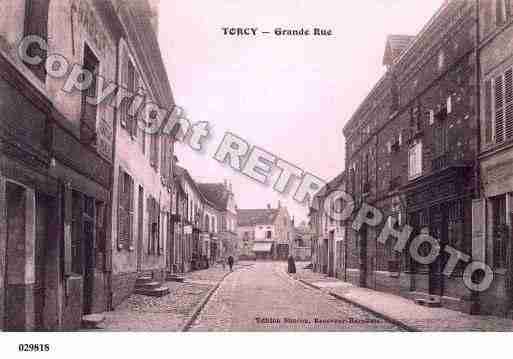 Ville de TORCY, carte postale ancienne