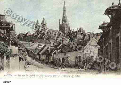 Ville de AUTUN, carte postale ancienne