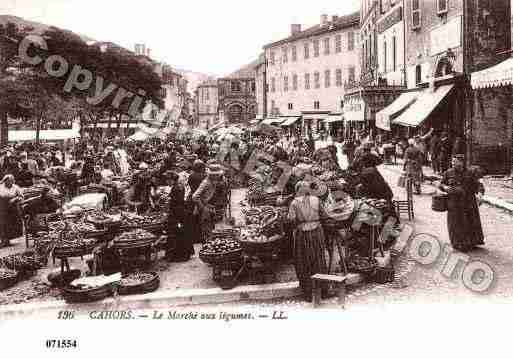 Ville de CAHORS, carte postale ancienne