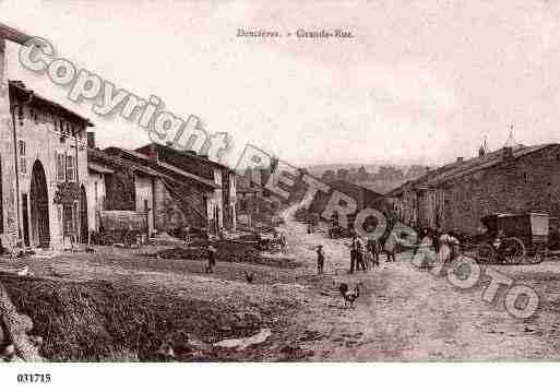 Ville de DONCIERES, carte postale ancienne