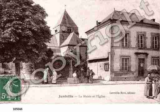 Ville de JUNIVILLE, carte postale ancienne