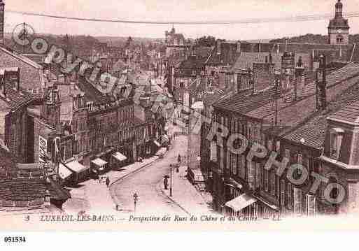 Ville de LUXEUILLESBAINS, carte postale ancienne