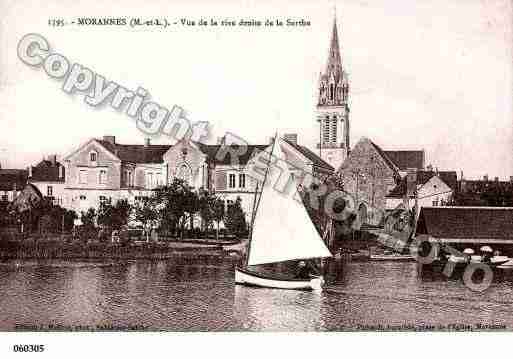 Ville de MORANNES, carte postale ancienne