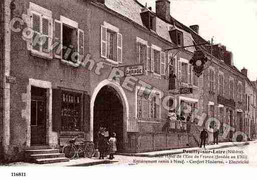 Ville de POUILLYSURLOIRE, carte postale ancienne