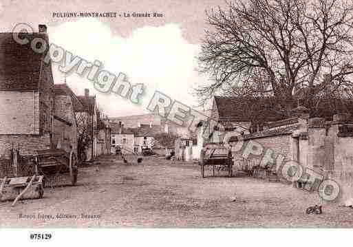 Ville de PULIGNYMONTRACHET, carte postale ancienne