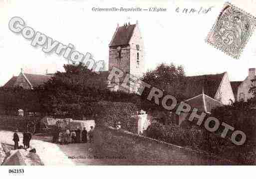 Ville de REGNEVILLESURMER, carte postale ancienne