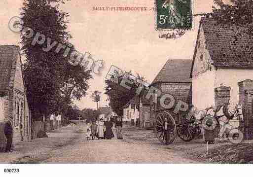 Ville de SAILLYFLIBEAUCOURT, carte postale ancienne