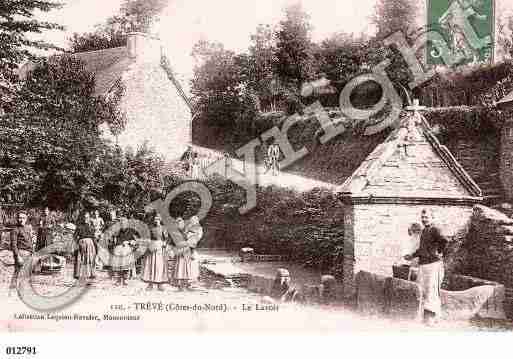 Ville de TREVE, carte postale ancienne