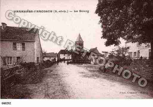 Ville de VARENNEL'ARCONCE, carte postale ancienne