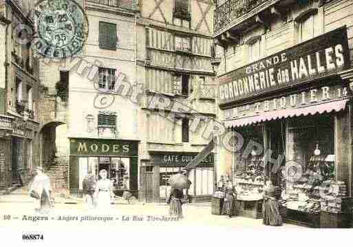 Ville de ANGERS, carte postale ancienne