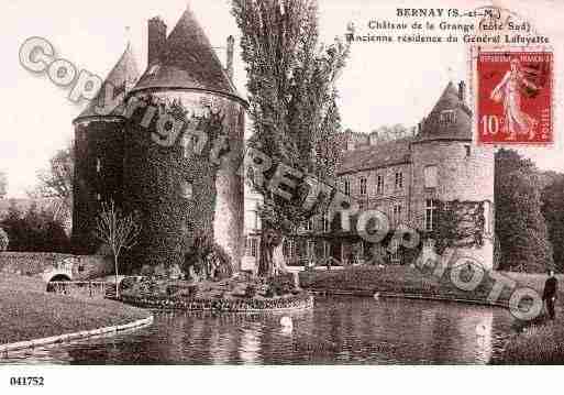 Ville de BERNAYVILBERT, carte postale ancienne