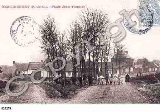 Ville de BERTINCOURT, carte postale ancienne
