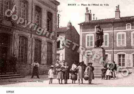 Ville de BRIEY, carte postale ancienne