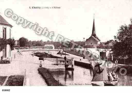 Ville de CHAILLYENGATINAIS, carte postale ancienne