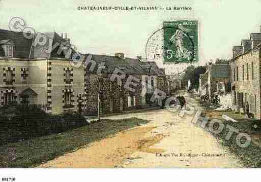 Ville de CHATEAUNEUF, carte postale ancienne