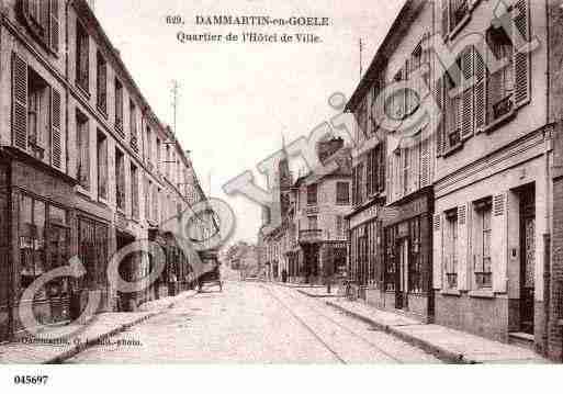 Ville de DAMMARTINENGOELE, carte postale ancienne