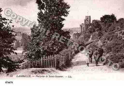 Ville de LAMBALLE, carte postale ancienne