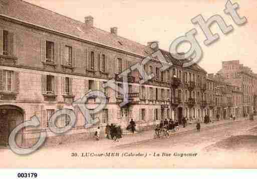 Ville de LUCSURMER, carte postale ancienne