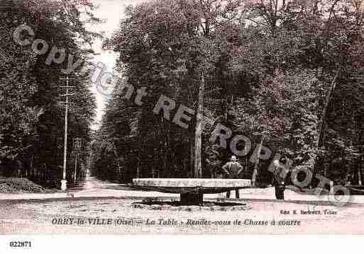 Ville de ORRYLAVILLE, carte postale ancienne