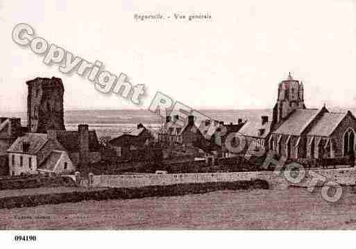 Ville de REGNEVILLESURMER, carte postale ancienne