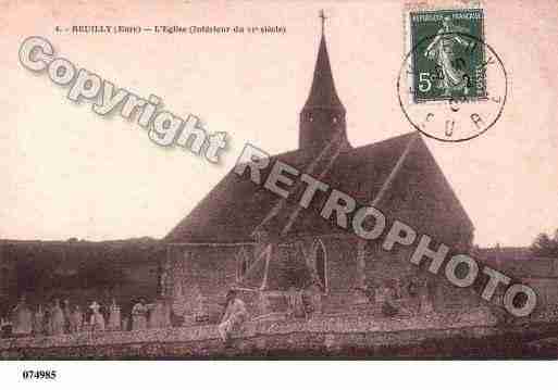 Ville de REUILLY, carte postale ancienne