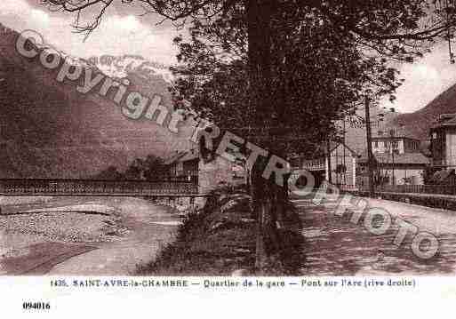 Ville de SAINTAVRE, carte postale ancienne