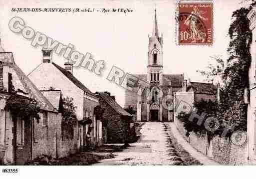 Ville de SAINTJEANDESMAUVRETS, carte postale ancienne