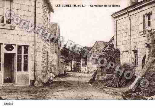 Ville de ULMES(LES), carte postale ancienne