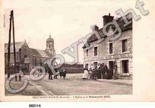 Ville de BEAUMONTHAGUE, carte postale ancienne