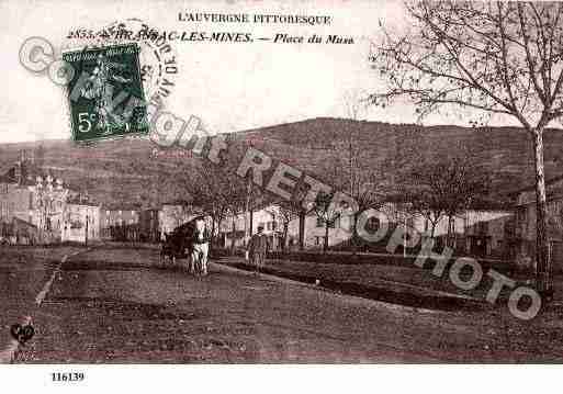 Ville de BRASSACLESMINES, carte postale ancienne