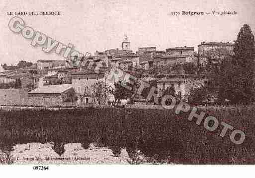 Ville de BRIGNON, carte postale ancienne