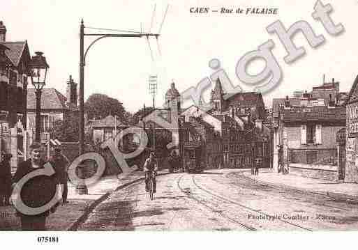 Ville de CAEN, carte postale ancienne