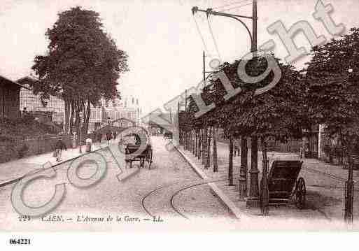 Ville de CAEN, carte postale ancienne