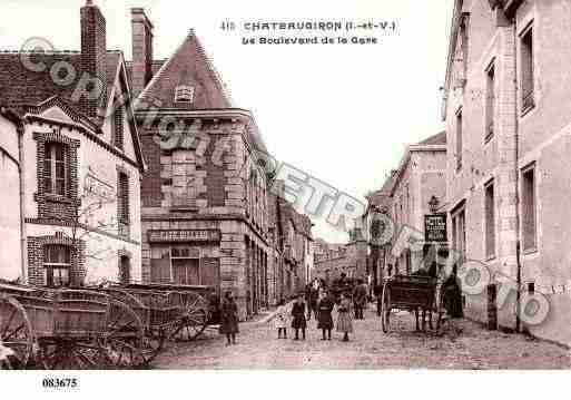 Ville de CHATEAUGIRON, carte postale ancienne