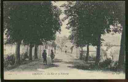 Ville de CHOUZYSURCISSE, carte postale ancienne