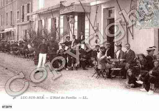 Ville de LUCSURMER, carte postale ancienne