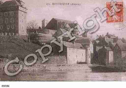 Ville de MONTROZIER, carte postale ancienne