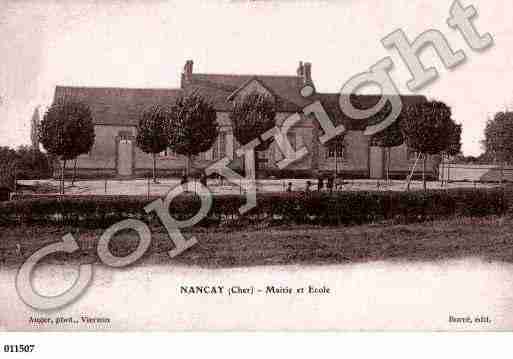 Ville de NANCAY, carte postale ancienne