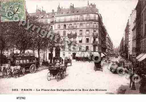 Ville de PARIS17, carte postale ancienne