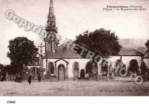 Ville de PLOUGUERNEAU, carte postale ancienne