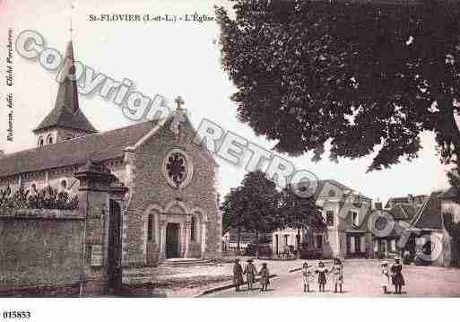 Ville de SAINTFLOVIER, carte postale ancienne