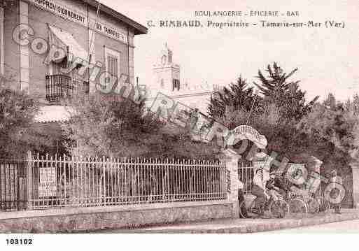 Ville de TAMARIS, carte postale ancienne