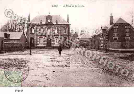 Ville de TULLY, carte postale ancienne
