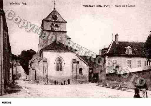 Ville de VOLNAY, carte postale ancienne