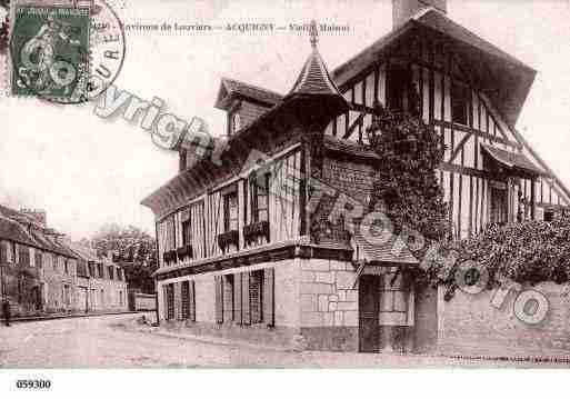 Ville de ACQUIGNY, carte postale ancienne