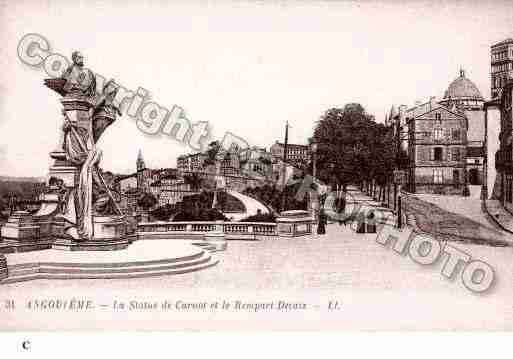 Ville de ANGOULEME, carte postale ancienne